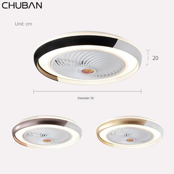 electric fans 50cm bluetooth app smart ceiling fan with light remote control lightsbedroom decor
